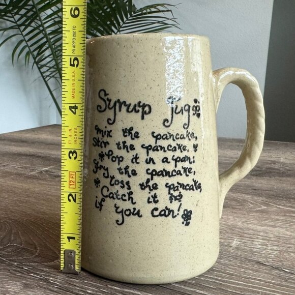 Pearson's of Chesterfield Stoneware, 1pt Syrup Jug. - Picture 5 of 6